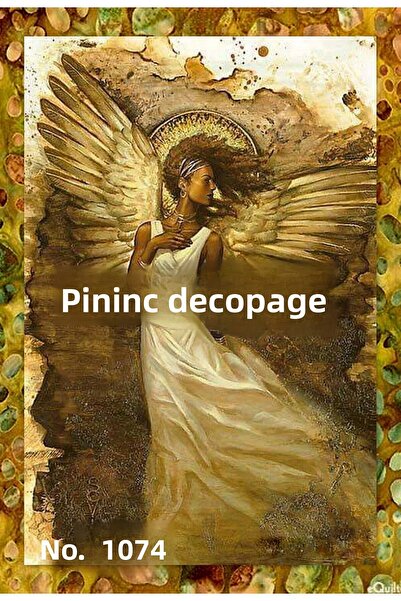 LİNEART Lineart Brass Decopage Paper 29X42 No:L1074