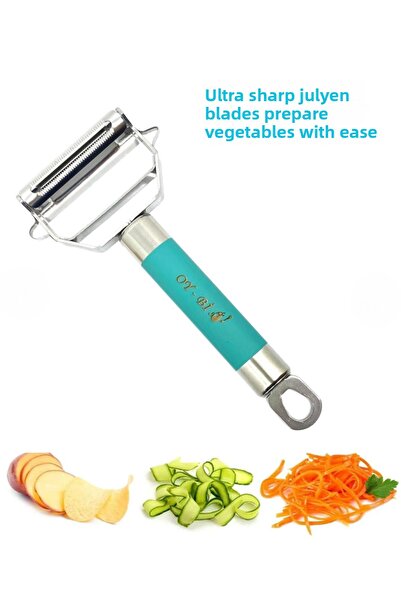 OY-Bİ Practical Stainless Steel Turbo Julienne Fruit Vegetable Peeler Cutter Chopper