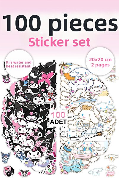 Grafikup Set de 100 de etichete mega - Etichetă pentru pix, laptop, notebook,...