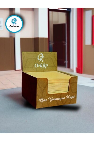 ORCOPY Orkuş 8X8 Dough 70 Grams 500 Pieces Eye-Free Memo Pad Cube Note