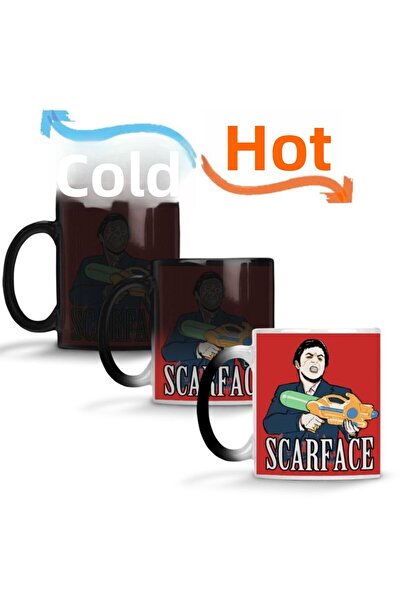 Baskı Dükkanı كوب سكارفيس السحري من البورسلين