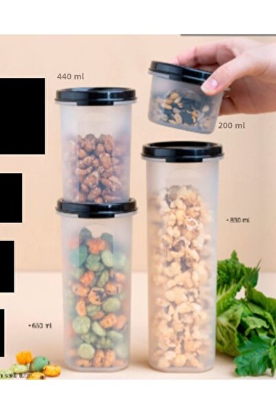 Tupperware حاوية تخزين مستديرة بيضاوية مكونة من 4 قطع