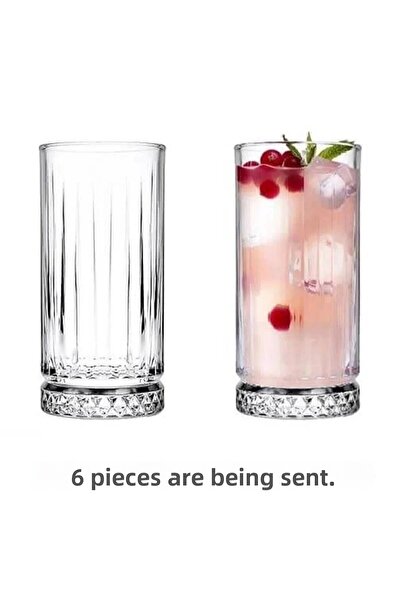 Şahinhome Kaveh Oslo Set of 6 300Cc Soft Drink Glasses