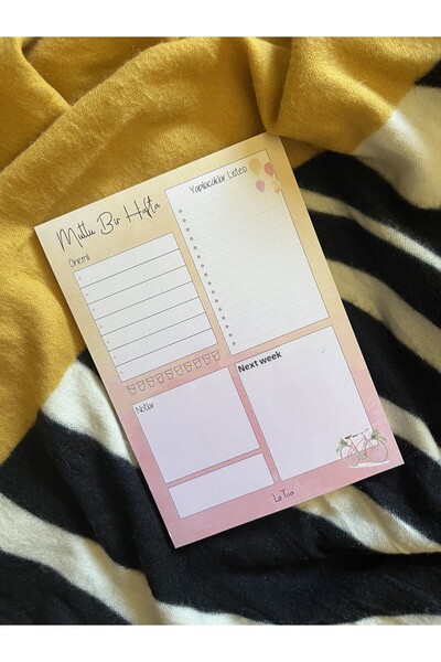 LaTua Design Latua Bicycle Weekly Planner