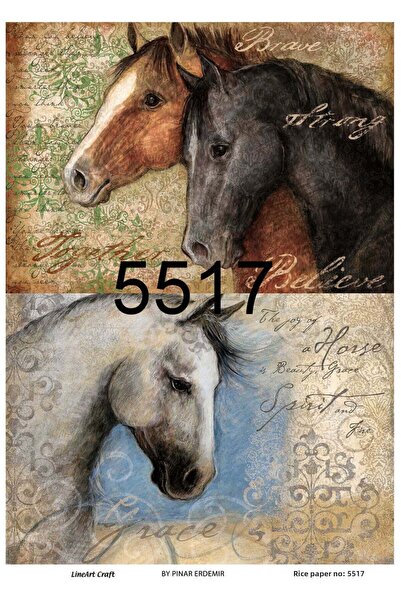 LİNEART ورق ديكوباج نحاسي Lineart رقم: L5517 - 29x42 سم