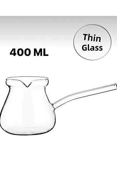 M Mimoza Park وعاء قهوة زجاجي بوروسيليكات مقاوم للحرارة، موقد مسطح قابل للاست...