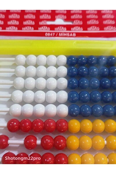 HATAS Luxury Number Bead Mizhap (Yellow Color)