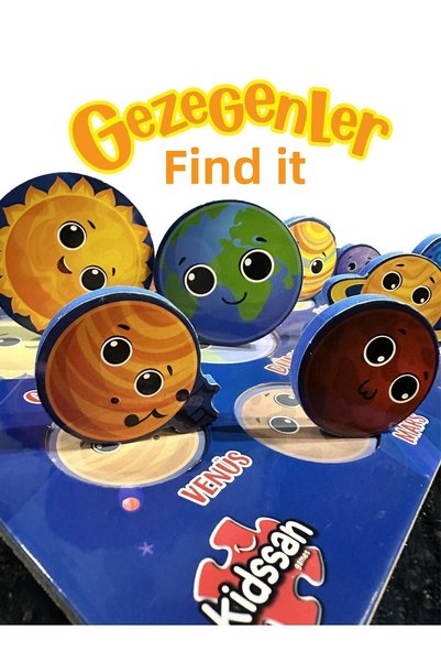 kidssan games Planets Educational Toy Solar System Teaching Find-Plug Puzzle Toy