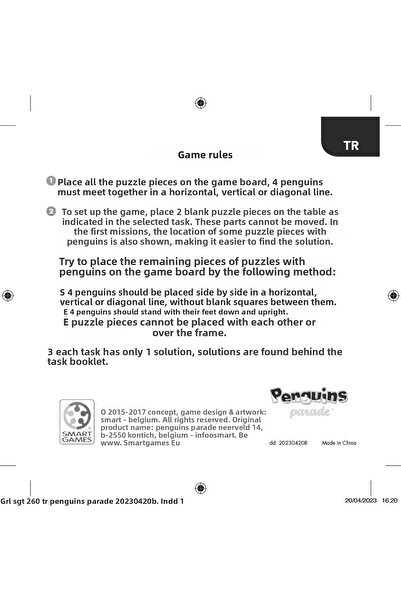 Smart Games Smartgames penguins parade