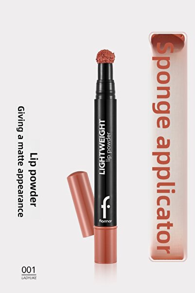 Flormar بودرة الشفاه خفيفة الوزن 001 - مكياج الشفاه الحديث، تشبه السيدة