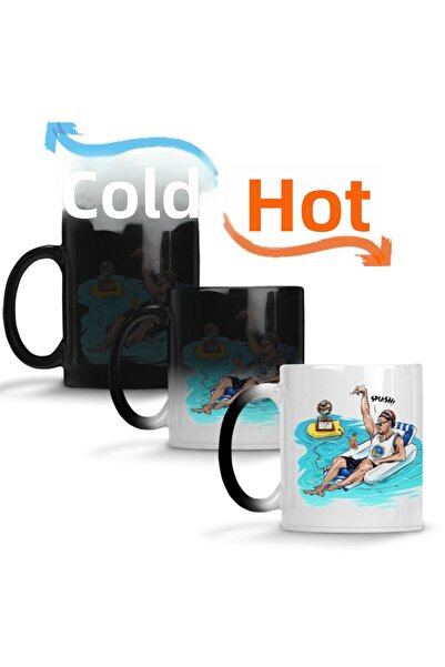 Baskı Dükkanı كوب كلاي طومسون سبلاش السحري من البورسلين