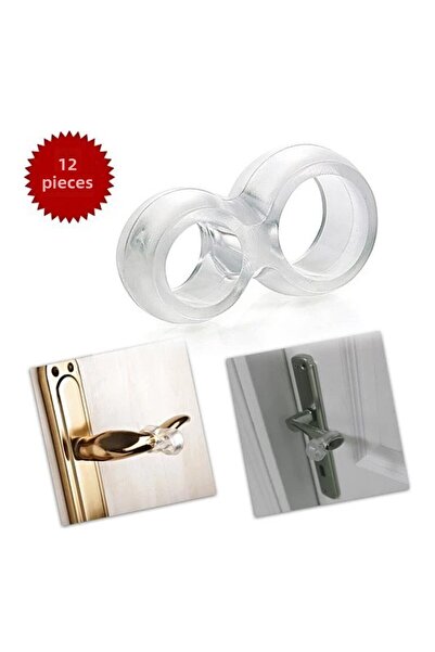 LİRAZON 12 قطعة مقبض الباب سدادة مقبض النافذة