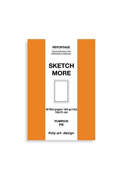 Poli Art Design Reportage Sketchbook للرسومات والعلامات - دفتر رسم الجيب