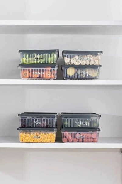 Buclee 24-Piece 48-Piece Refrigerator and Freezer Organizing Set Kitchen Food Storage Container