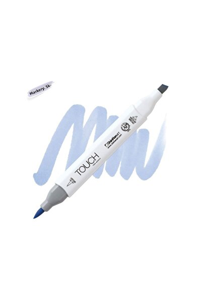 Shinhan Art Touch Twin Brush Pen : Double Sided Marker : Pb183 Phthalo Blue