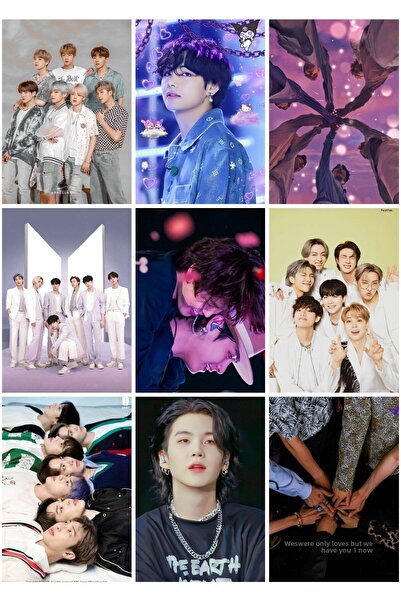 owl bag BTS 13 No -kpop- Set de 9 cartele foto