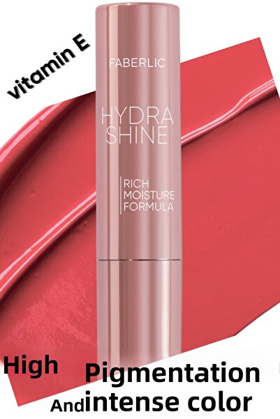Faberlic أحمر شفاه هيدرا شاين ساتان سبر، لون التوت الأحمر 40239