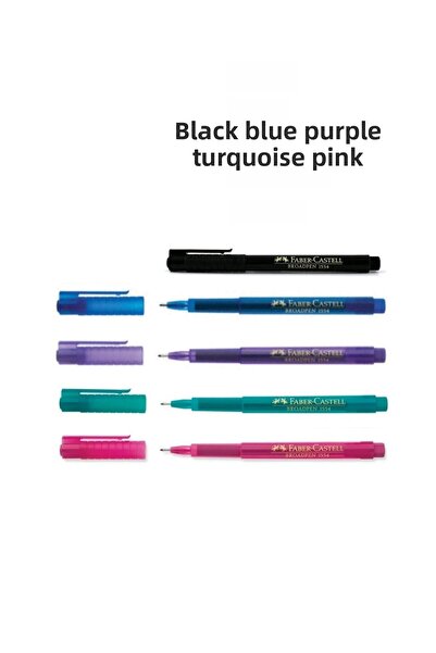 Faber Castell 5Pcs 1554 Broadpen 0.8mm Pen Set