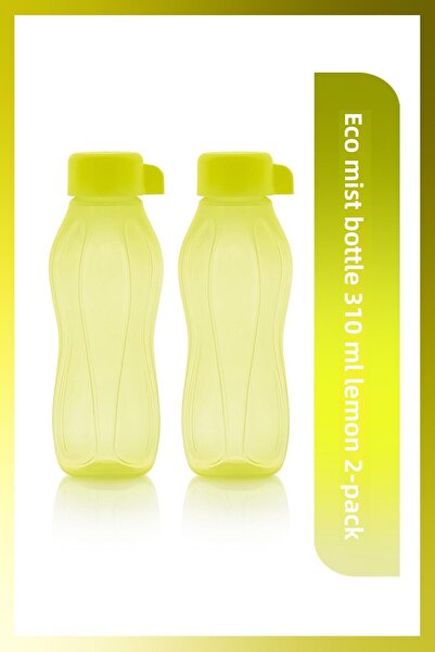Tupperware Eco Sise Water Bottle 310 ml Lemon 2 pcs