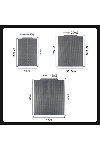 Choice حصيرة تجفيف الأطباق والأواني من السيليكون، قطعة واحدة، رمادية كبيرة 51 × 41 سم، حصيرة تجفيف الأطباق والأواني وأدوات المائدة في المطبخ، غير قابلة للانزلاق