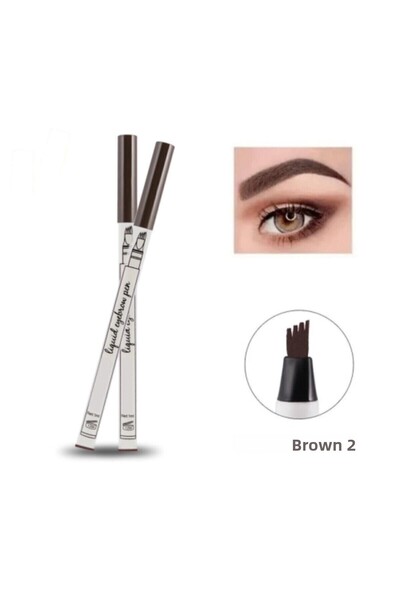 Mardinal Dark Brown Eyebrow Contour Pen - Waterproof, Eyebrow Tattoo 03