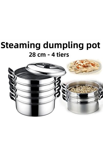 HARLEM ويلتا رافيولي وعاء طبخ رافيولي 6 قطع 28 سم ألومنيوم