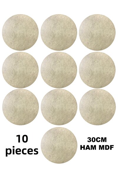 aladepo 30 cm Supla Sheet Natural Raw MDF Wood 3mm 10 Pieces