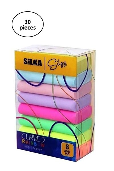 Silka ممحاة قوس قزح المنحنية 8 لي