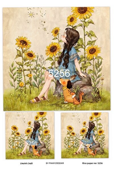 LİNEART ورق ديكوباج نحاسي Lineart رقم: L5256 - 29x42 سم