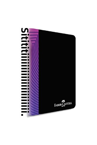 Faber Castell 80 Sheets A4 Ruled Notebook Set of 4 with Pp Cover Strip