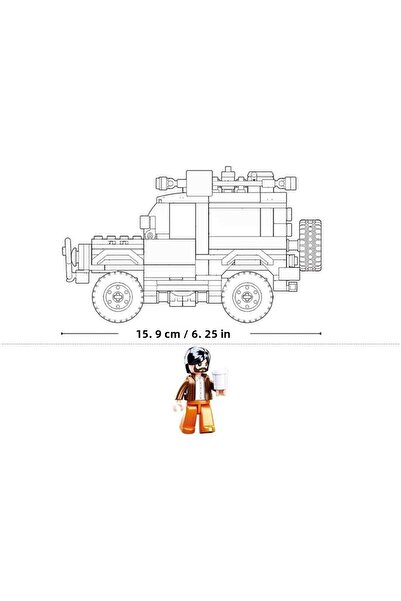 Sluban Yellow Model Bricks - Off Road