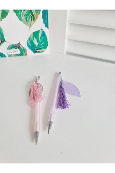 GULHANILE Tip 0.7 Versatile Pen Colored Feather Set of 2