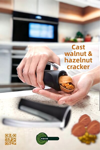 Generic Brand Cast Walnut & Hazelnut Cracker