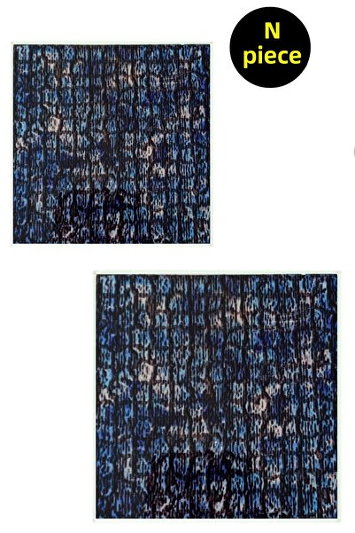 usin 2 قطعة فسيفساء زجاجية مربعة قاعدة أكواب القهوة التركية قاعدة أكواب الشاي...