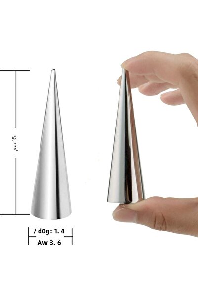 Nar kalıp قالب حلوى ناركالب مخروطي طوربيد 10 قطع ارتفاع 15 سم