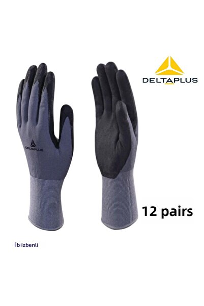 Delta Plus Ve726 Polymer Coated Mechanical Gloves No:10 (12 Pairs)