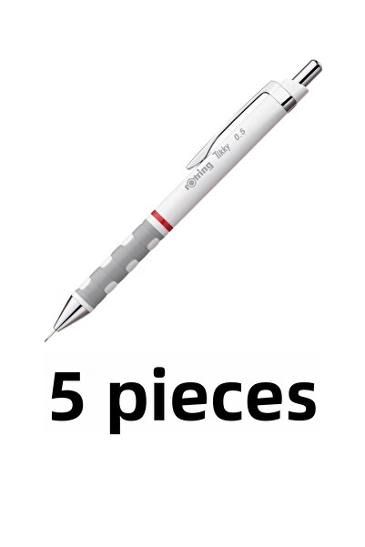 Rotring 5 Pcs Versatile Pen Tikky 0.5 White 1904698