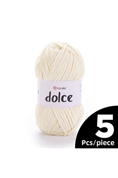 Yarnart DOLCE - Ață de tricotat manuală din catifea - 783 - 5 BUC