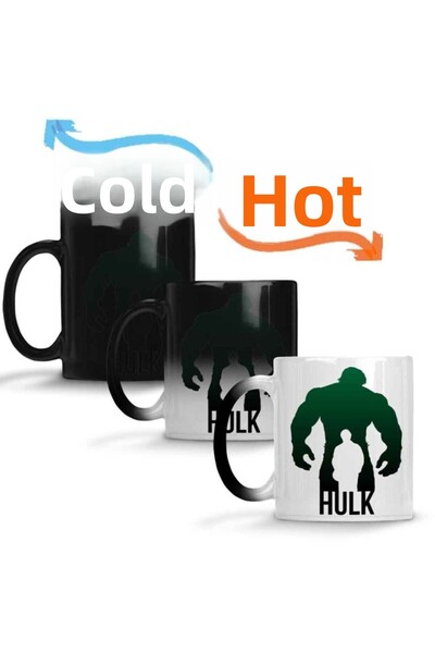 Baskı Dükkanı كوب أفنجرز هالك السحري من البورسلين