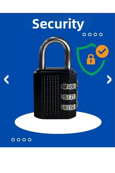 KL HOME 38mm Combination Padlock- Suitcase Bag Valise Cabinet Trunk