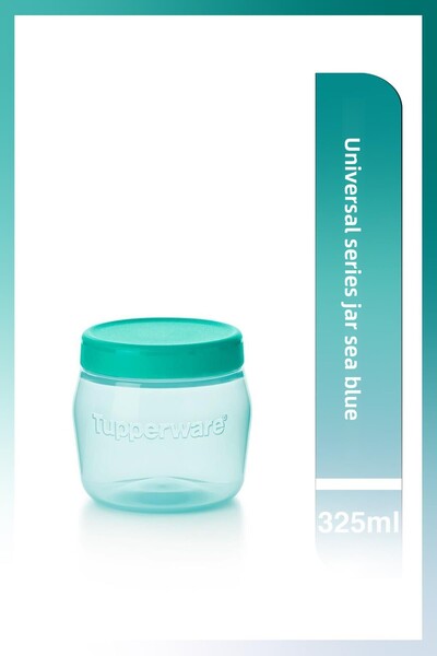 Tupperware Universal Series Food Storage Jar Teal 325 ml