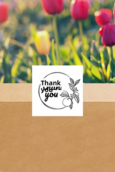 Dekorden ملصق، 45 قطعة عبارة "شكرًا لك".