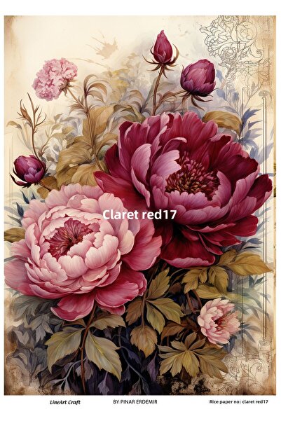 LİNEART ورق ديكوباج LineArt بنمط نحاسي - LA-BORDO17