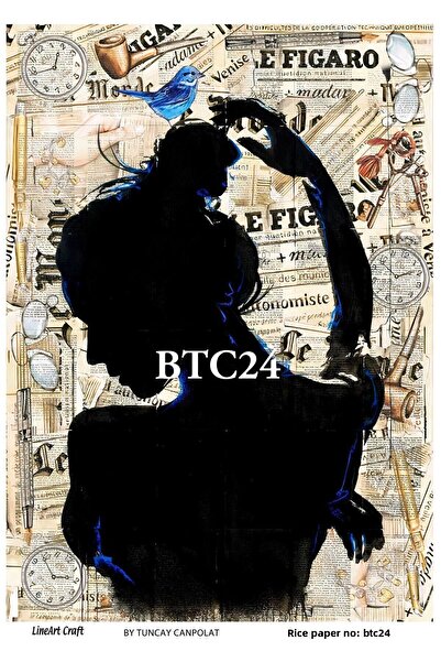 LİNEART ورق تزيين نحاسي BTC24-29X42cm