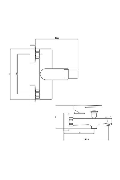 Fause Bathroom Mixer Piedra KBB122