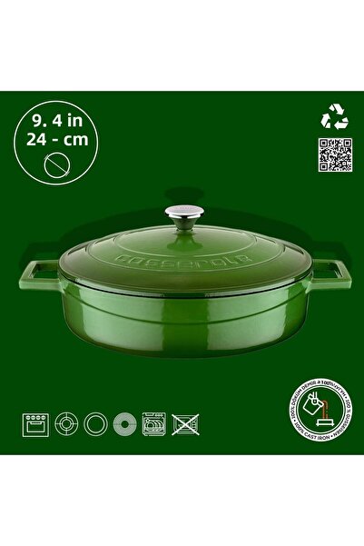 Lava Cast Iron Multi-Purpose Spring PotFolk Series Diameter(Ø)24cm