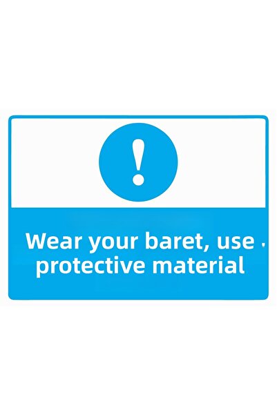 ZiPrinter ارتدِ قناعًا واقيًا، واستخدم مادة واقية مع طبقة تغليف للافتة التحذي...