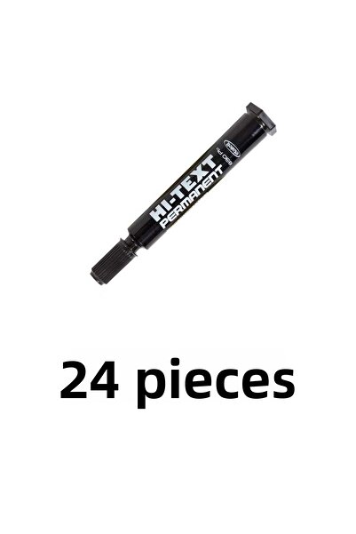 Hi-Text 24 قطعة 830pb قلم دائم ذو طرف دائري