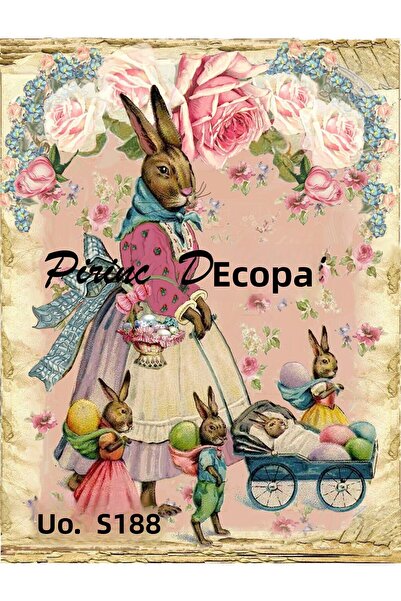 LİNEART Lineart Brass Decopage Paper No:L3188- 29X42Cm
