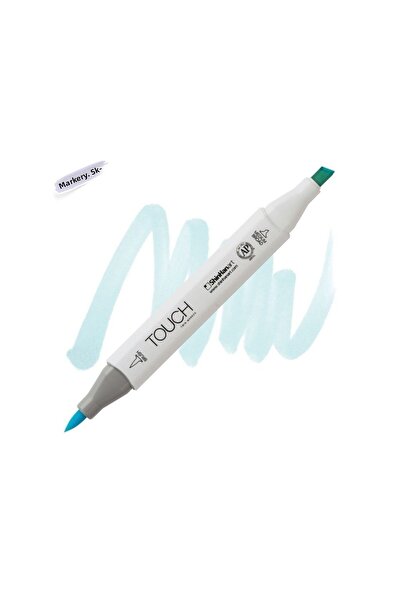 Shinhan Art Touch Twin Brush Pen : Double Sided Marker : B182 Frost Blue
